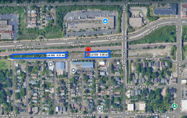 Plus de détails pour 505-555 Bush Ave, Saint Paul, MN - Terrain à vendre