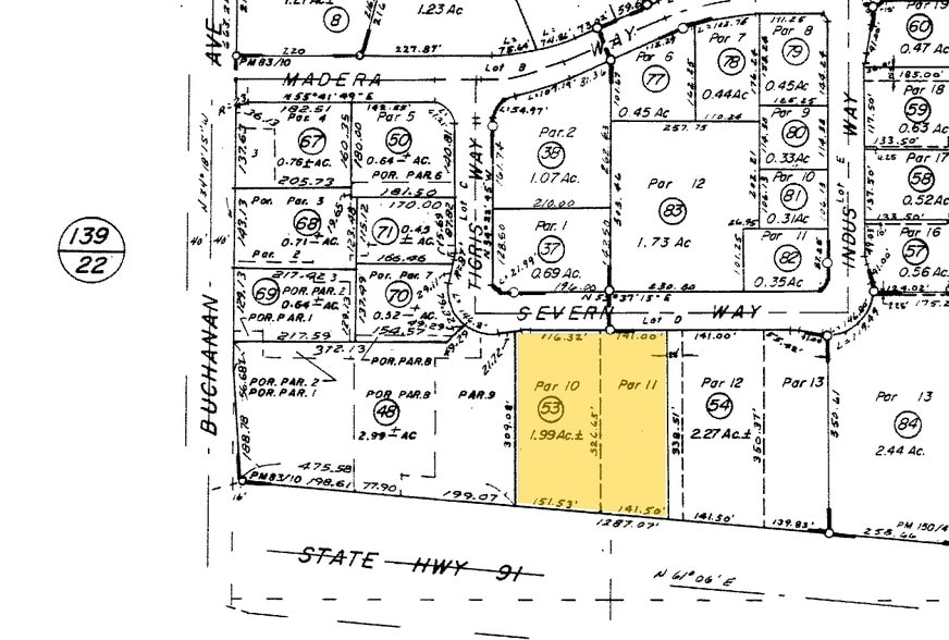 12114-12136 Severn Way, Riverside, CA for lease - Plat Map - Image 2 of 4