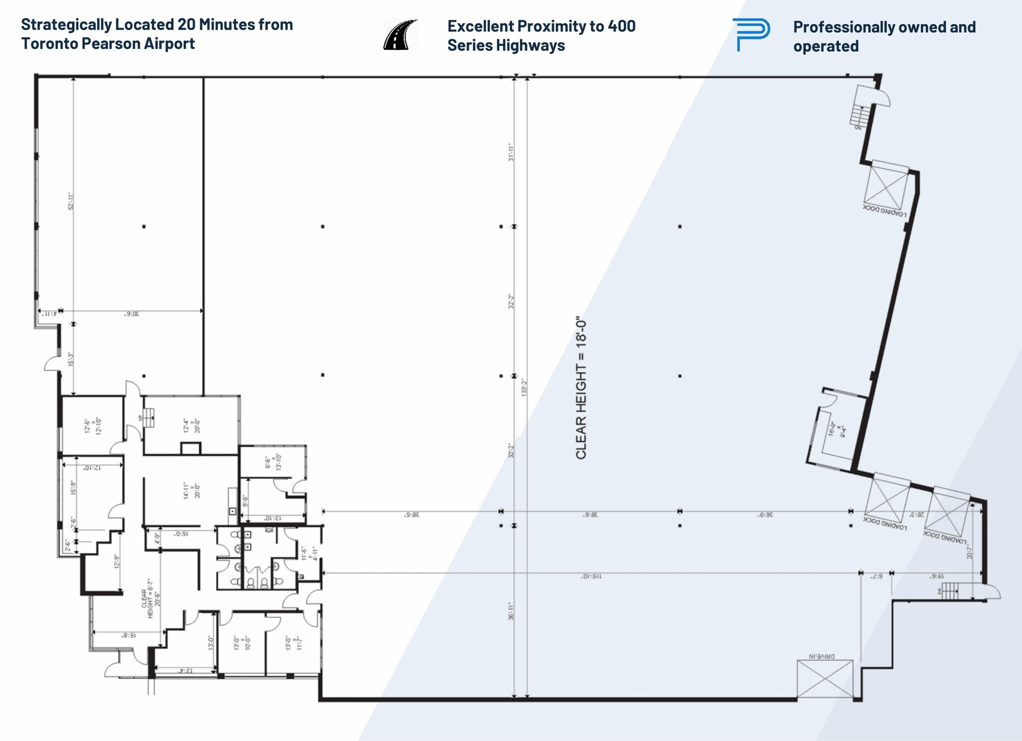 41 Citation Dr, Concord, ON for lease Floor Plan- Image 1 of 1
