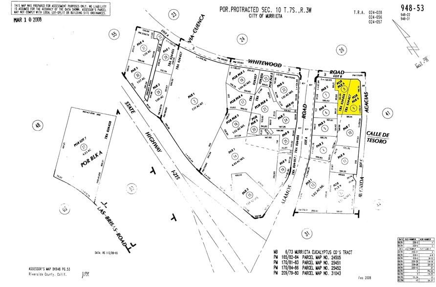 39360 Los Alamos Rd, Murrieta, CA à vendre - Plan cadastral - Image 2 de 24