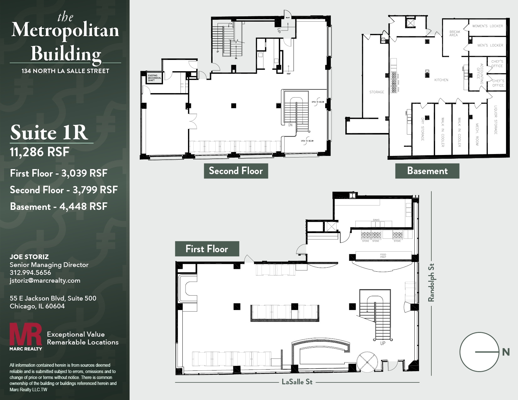 134 N LaSalle St, Chicago, IL for lease Floor Plan- Image 1 of 12