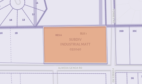 7221 Almeda Genoa Rd, Houston, TX à vendre - Plan cadastral - Image 1 de 2