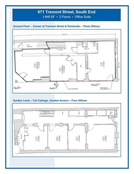 671 Tremont St, Boston, MA à louer - Plan d’étage - Image 3 de 35