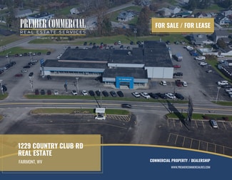 Plus de détails pour 1229 Country Club Mnr, Fairmont, WV - Vente au détail à louer