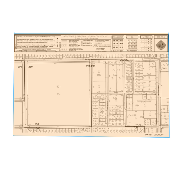 1537 Cobb Ln, Las Vegas, NV for sale - Plat Map - Image 1 of 1