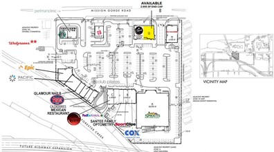 Mission Gorge Rd, Santee, CA for lease Site Plan- Image 1 of 1