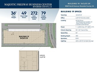 Plus de détails pour 18369 Harvill Ave, Perris, CA - Industriel à louer