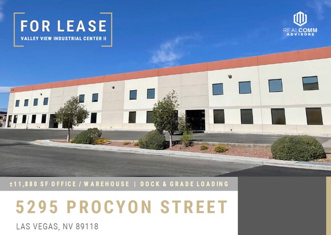 Plus de détails pour 5295 Procyon St, Las Vegas, NV - Industriel à louer