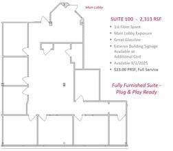 1 McBride & Son Center Dr, Chesterfield, MO for lease Floor Plan- Image 1 of 1