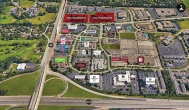 100 E Campus View Blvd, Columbus, OH - AERIAL  map view