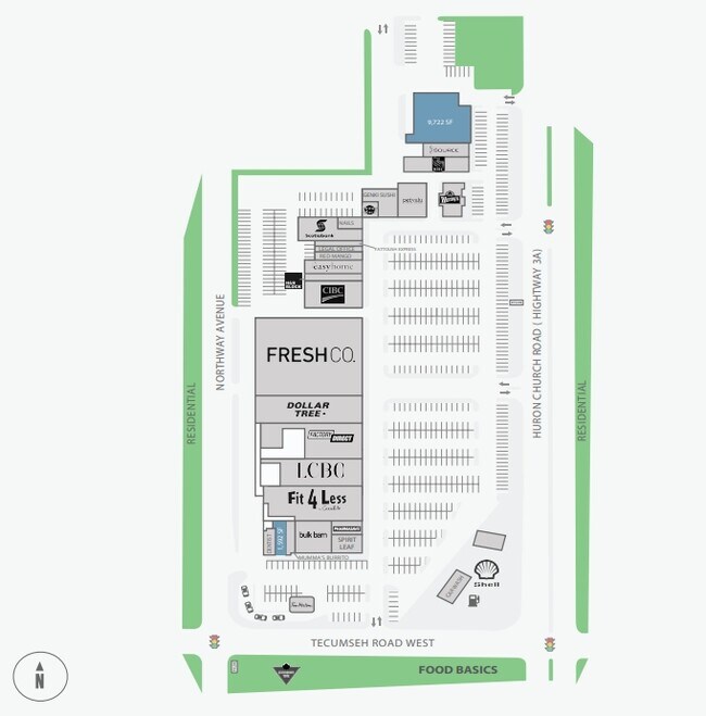 Plus de détails pour 1440-1550 Huron Church Rd, Windsor, ON - Commerce de détail à louer
