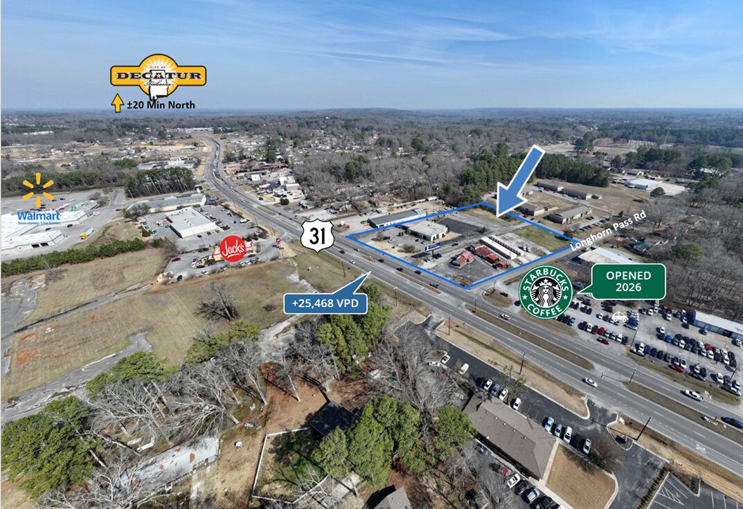 900 Highway 31 NW, Hartselle, AL à louer Aérien- Image 1 de 2
