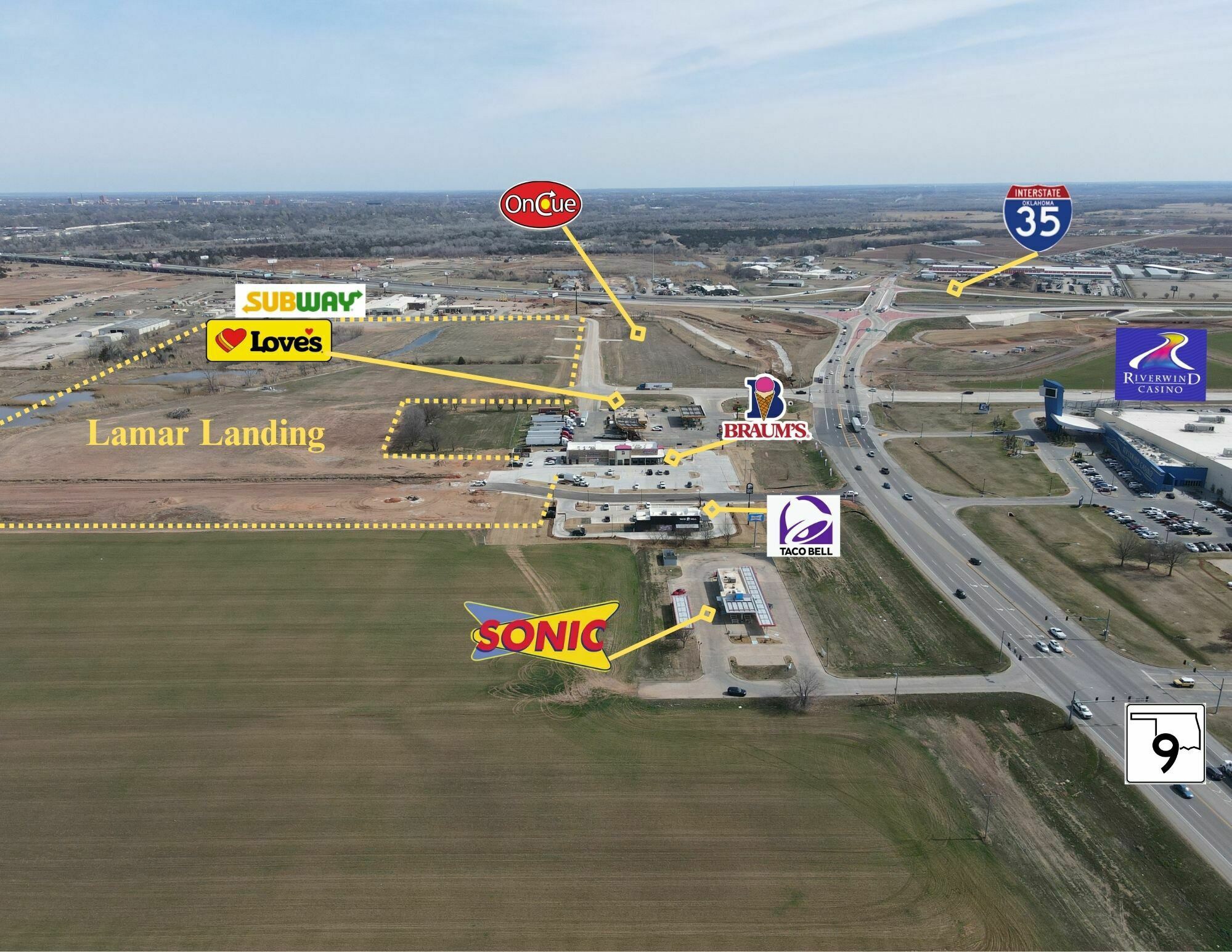 I- 35 S @ Hwy 9 Newcastle, Norman, OK for sale Primary Photo- Image 1 of 6