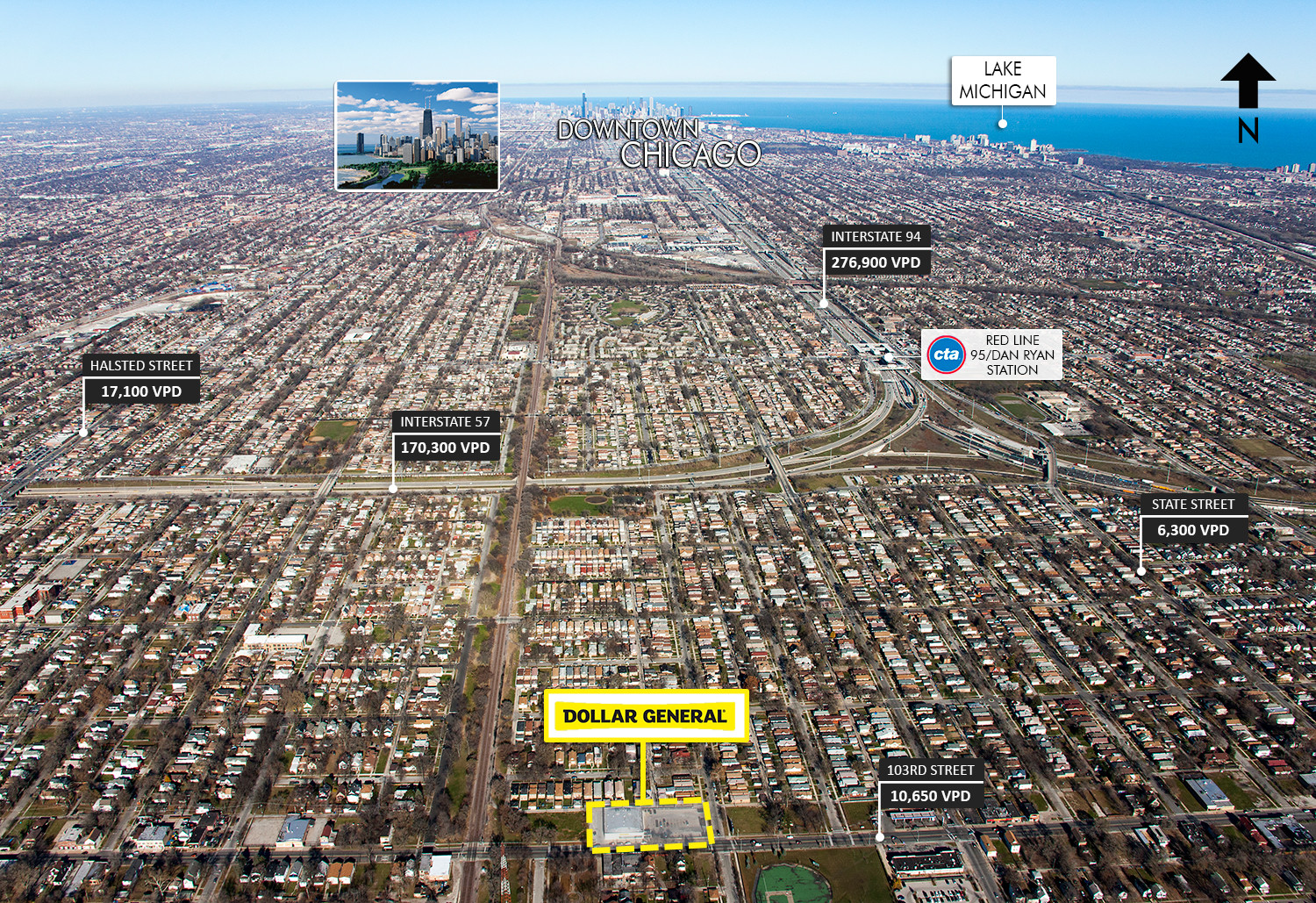 316 W 103rd St, Chicago, IL for sale Aerial- Image 1 of 1