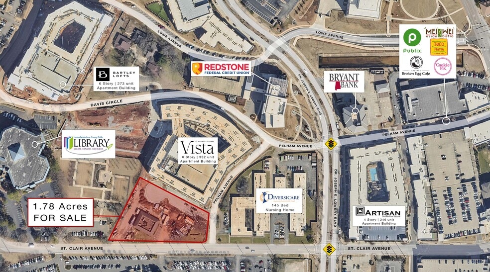 600 Saint Clair Avenue Southwest, Huntsville, AL for sale - Plat Map - Image 1 of 1