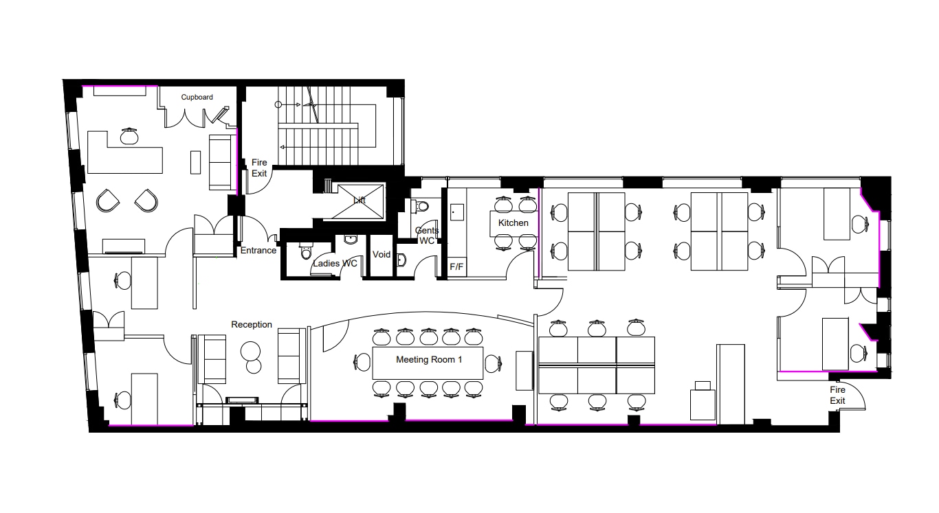 14 Berkeley St, London for lease Floor Plan- Image 1 of 5