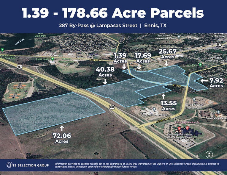 287 Lampasas St, Ennis, TX for sale - Primary Photo - Image 1 of 1