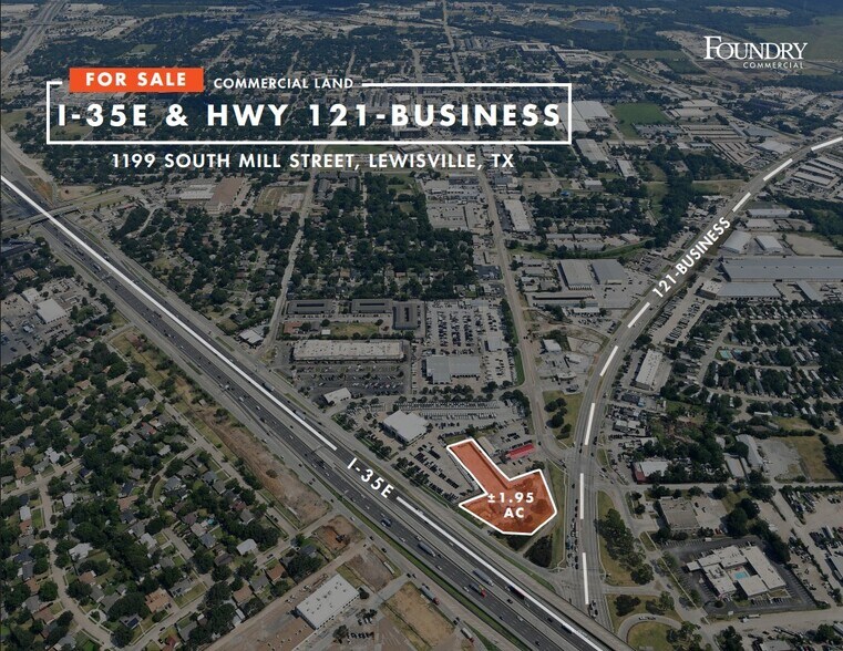 1199 S Mill St, Lewisville, TX à vendre - Photo du bâtiment - Image 1 de 4