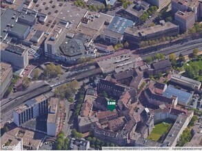 Rouen - Aerial map view
