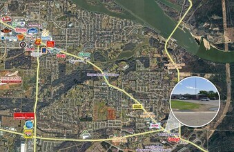 601 Church St, Barling, AR - AÉRIEN Vue de la carte