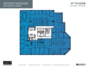 1100 Wayne Ave, Silver Spring, MD à louer Plan d’étage- Image 1 de 1