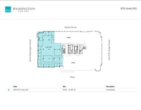 675 N Washington St, Alexandria, VA for lease Floor Plan- Image 1 of 1