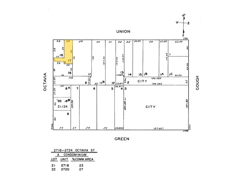 1787 Union St, San Francisco, CA for lease - Plat Map - Image 2 of 5