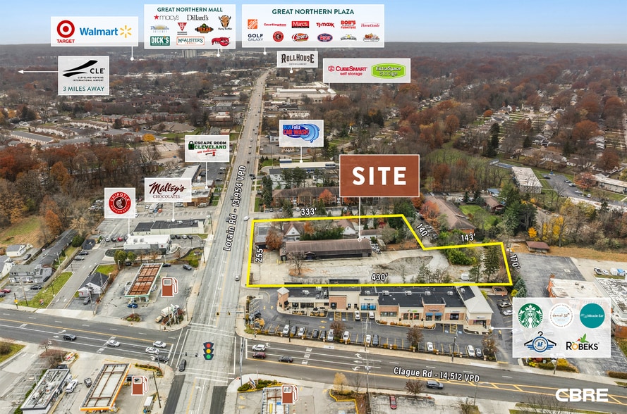 23460 Lorain Rd, North Olmsted, OH à louer - Aérien - Image 2 de 5