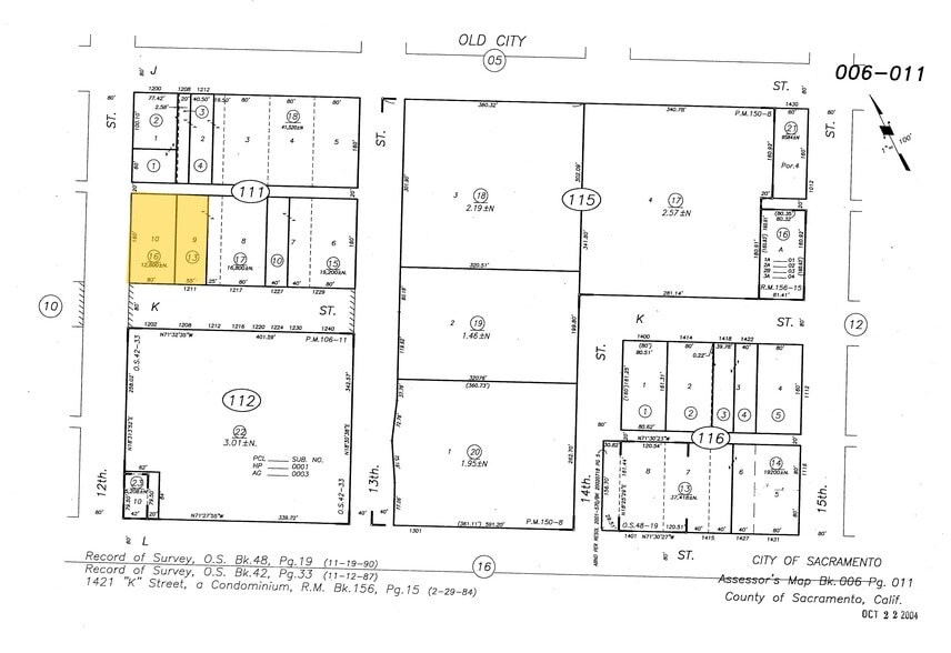 1201 K St, Sacramento, CA à louer - Plan cadastral - Image 2 de 6