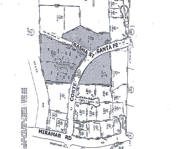 8340 Camino Santa Fe, San Diego, CA for lease - Plat Map - Image 2 of 11