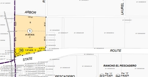 3701 N MacArthur Rd, Tracy, CA for sale Plat Map- Image 1 of 2