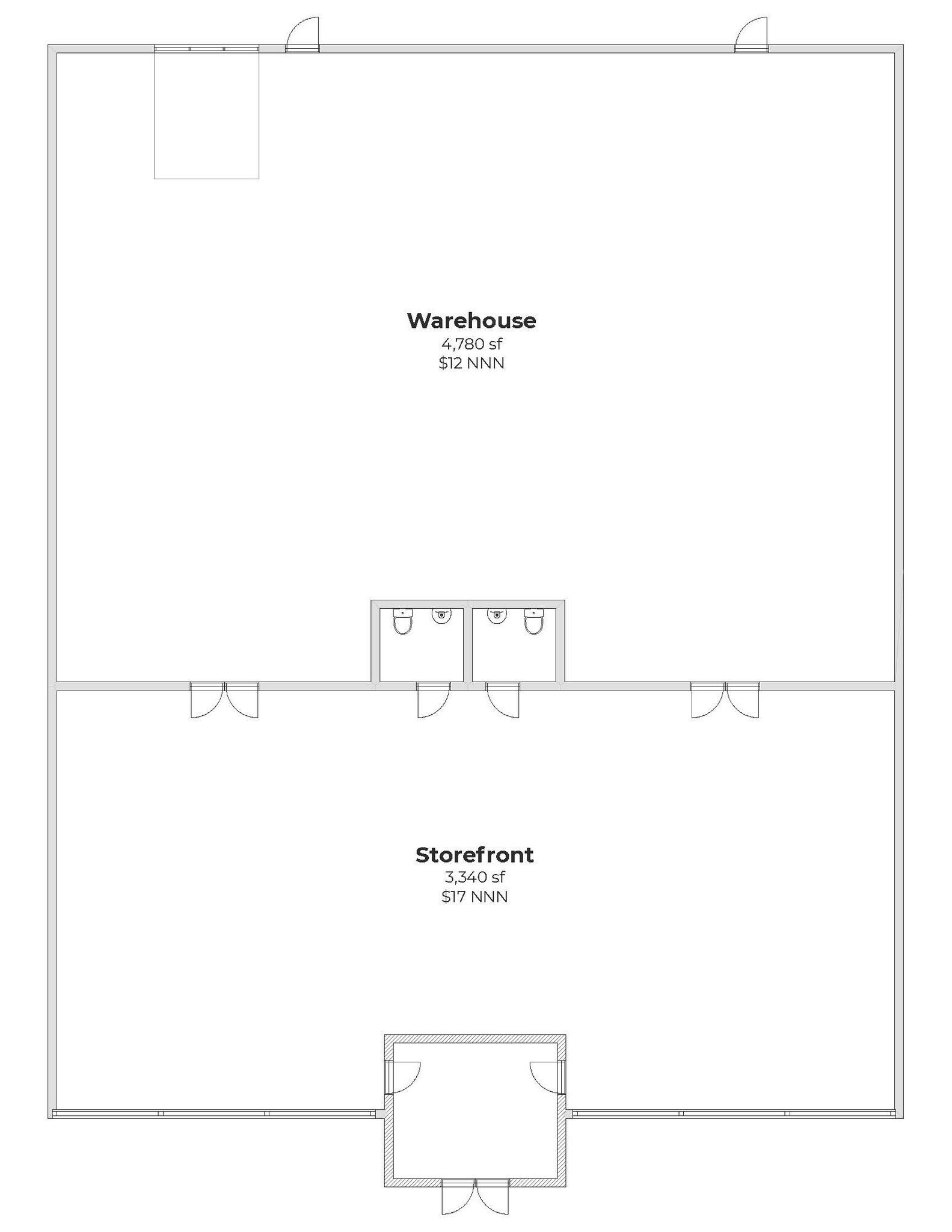 5204 Jackson Rd, Ann Arbor, MI for lease Floor Plan- Image 1 of 6