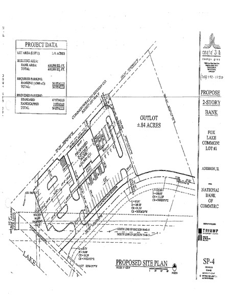 1640 W Lake St, Addison, IL à vendre - Plan de site - Image 2 de 3