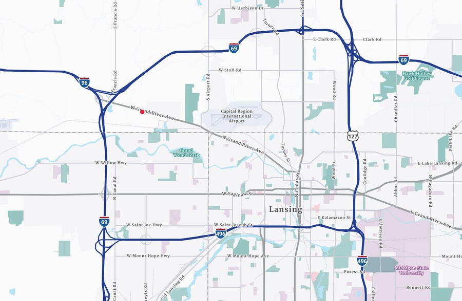 6131 W Grand River Ave, Lansing, MI à vendre - Photo du bâtiment - Image 2 de 2