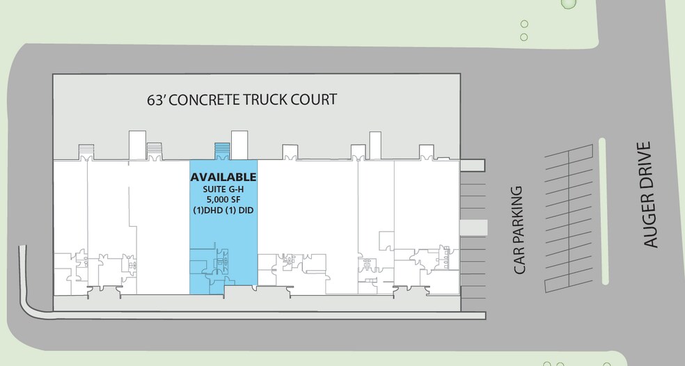 1810 Auger Dr, Tucker, GA à louer - Plan d’étage - Image 2 de 2