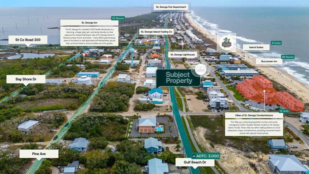 235 W Gulf Beach Dr, Saint George Island, FL à vendre - Photo du bâtiment - Image 2 de 2