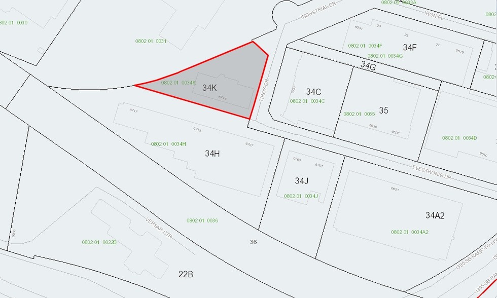 6714 Electronic Dr, Springfield, VA à louer - Plan cadastral - Image 3 de 3