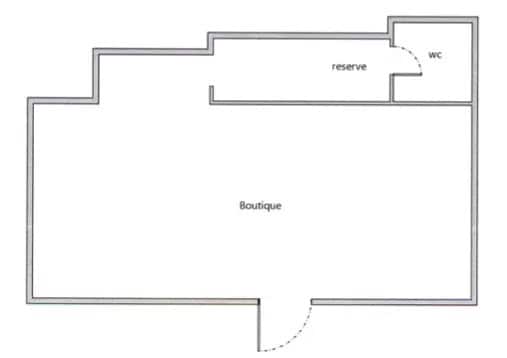 Retail in Paris for lease - Floor Plan - Image 3 of 4