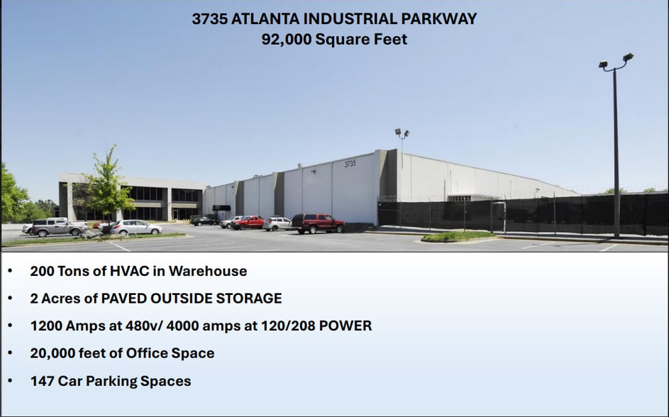 3735 Atlanta Industrial Pky, Atlanta, GA for sale - Building Photo - Image 1 of 5