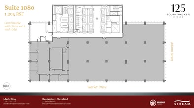 125 S Wacker Dr, Chicago, IL à louer Plan d’étage- Image 1 de 1