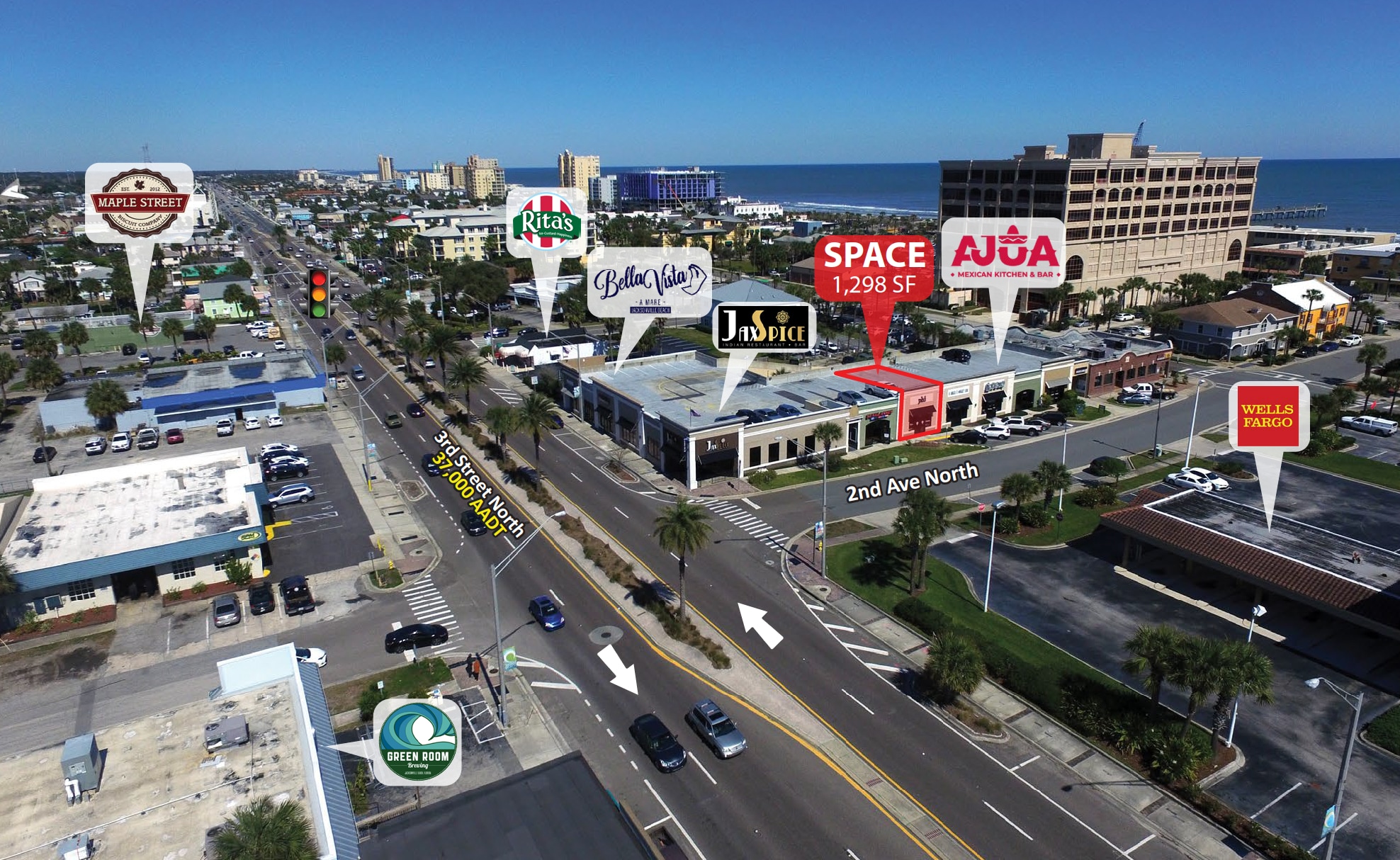 311 3rd St N, Jacksonville Beach, FL for lease Building Photo- Image 1 of 6