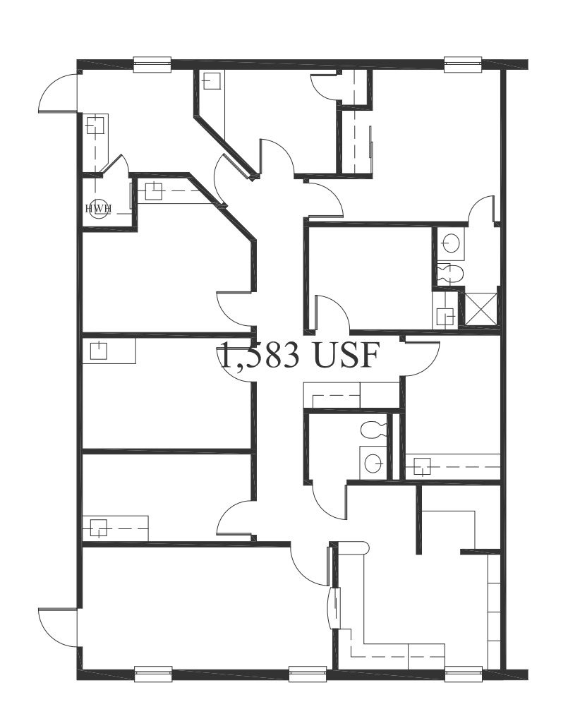 601 Omega Dr, Arlington, TX à louer Plan d  tage- Image 1 de 3