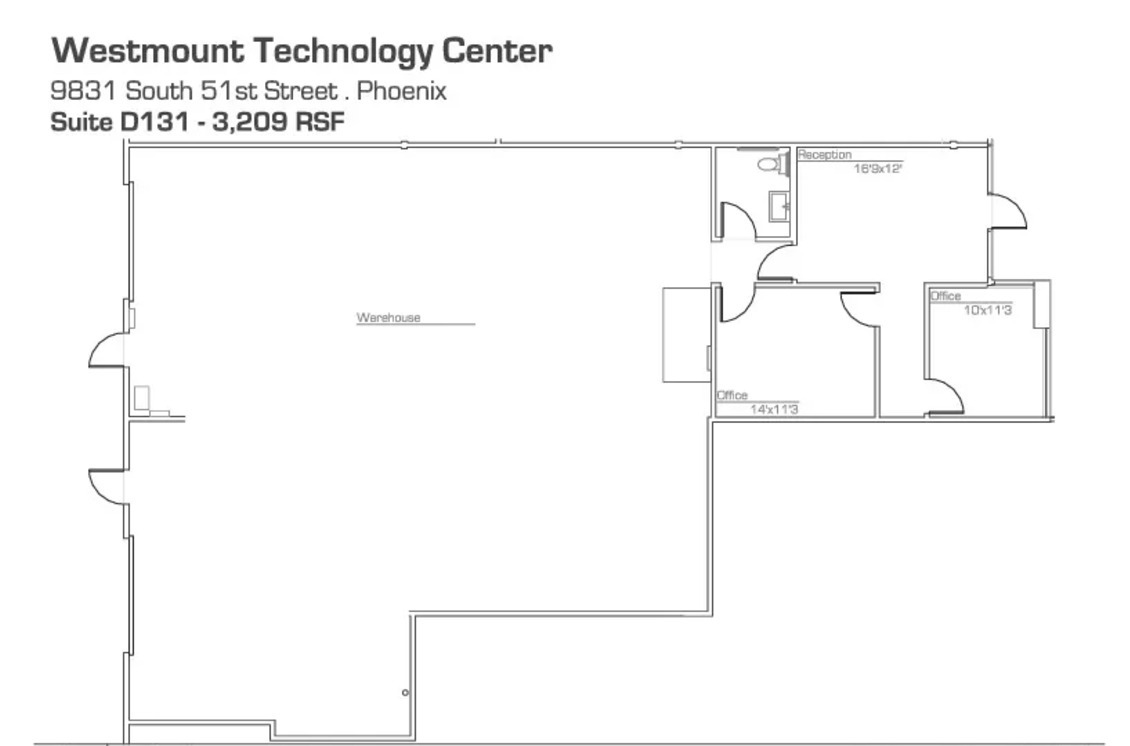 9831 S 51st St, Phoenix, AZ à louer Plan d  tage- Image 1 de 2