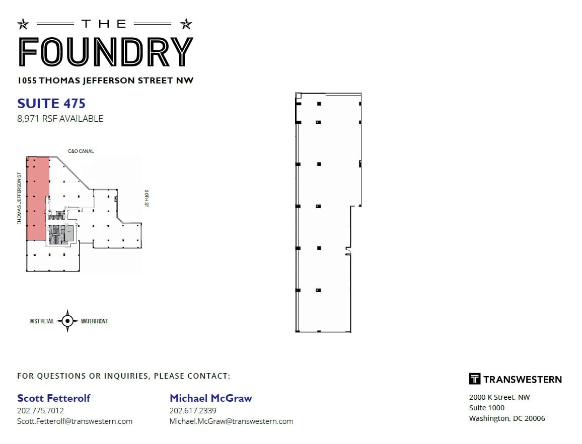 1055 Thomas Jefferson St NW, Washington, DC for lease Interior Photo- Image 1 of 1