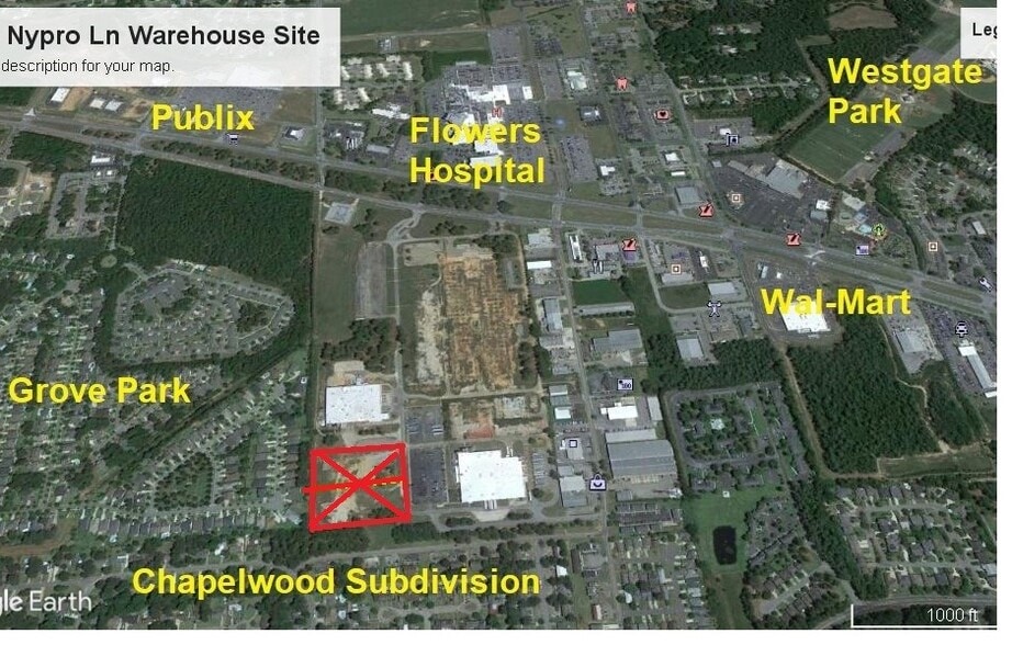 361 Nypro Ln, Dothan, AL for lease - Aerial - Image 2 of 4