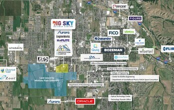 1060 Invention Dr, Bozeman, MT - AERIAL  map view