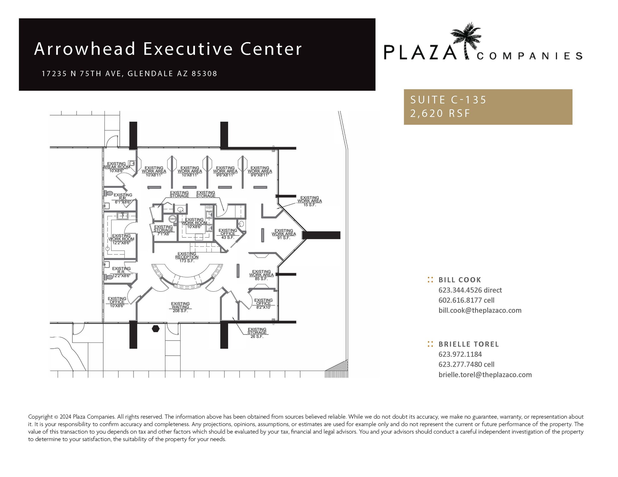 17235 N 75th Ave, Glendale, AZ for lease Floor Plan- Image 1 of 1