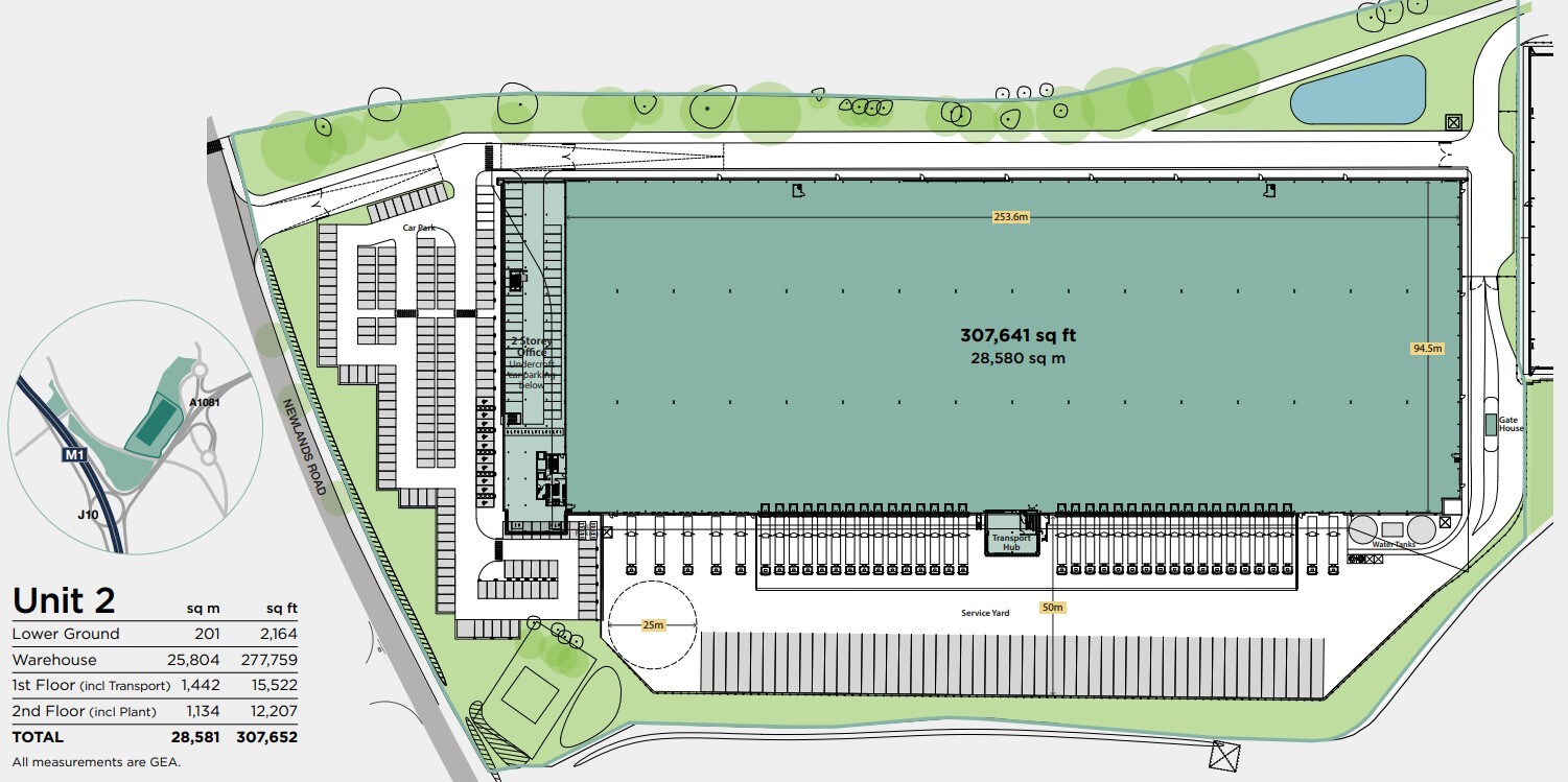 Newlands Rd, Slip End for lease Site Plan- Image 1 of 1
