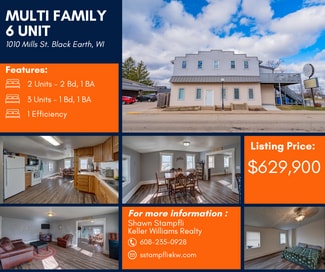 More details for 1010 Mills St, Black Earth, WI - Multifamily for Sale