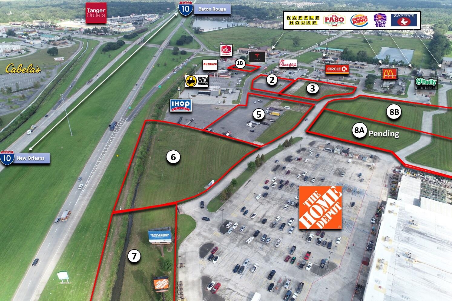 E Highway 30, Gonzales, LA for lease Primary Photo- Image 1 of 18